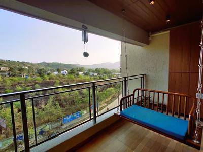Balcony Image of 1600 Sq.ft 3 BHK Apartment / Flat for rent in F5 Mount Unique, Baner Pune for Rs. 85000