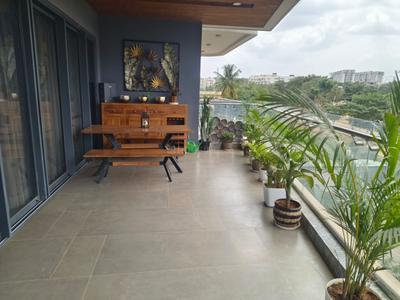 Balcony Image of 3400 Sq.ft 4 BHK Apartment / Flat for rent in Maia Pelican Grove, Nehru Nagar Bengaluru for Rs. 425000