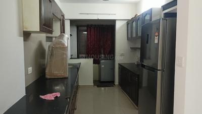 Kitchen Image of 1600 Sq.ft 3 BHK Apartment / Flat for sale in Safal Parisar II, South Bopal Ahmedabad for Rs. 13000000