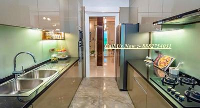 Kitchen Image of 1753 Sq.ft 3 BHK Apartment / Flat for rent in DLF Capital Greens Phase 1 And 2, Karampura New Delhi for Rs. 55000