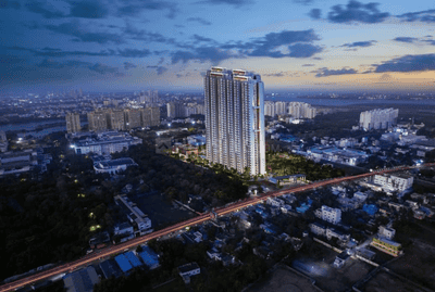 Image of 1245 Sq.ft 2 BHK Apartment / Flat for sale in Navalur, Chennai for Rs. 13500000