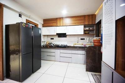 Kitchen Image of 2160 Sq.ft 3 BHK Apartment / Flat for sale in Rajvi Elegance, Nikol Ahmedabad for Rs. 11800000