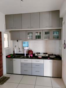 Kitchen Image of 822 Sq.ft 2 BHK Apartment / Flat for sale in Aadhya Aangan, Bhayli Vadodara for Rs. 3500000