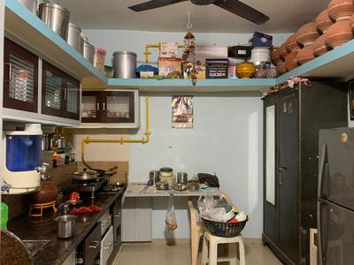 Kitchen Image of 600 Sq.ft 2 BHK Independent House for sale in Diwalipura Vadodara for Rs. 2450000