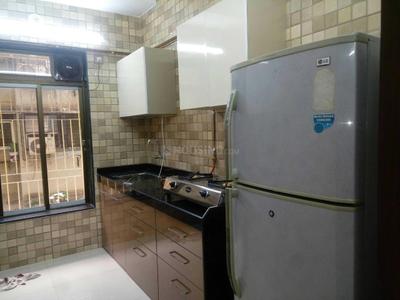 Kitchen Image of 800 Sq.ft 1 BHK Apartment / Flat for rent in Ethics Infra Krishna Chaitanya Rajbhavan CHSL, Andheri East Mumbai for Rs. 55000