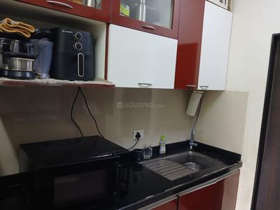 Kitchen Image of 1200 Sq.ft 2 BHK Apartment / Flat for rent in Skyi Songbirds , Bhugaon Pune for Rs. 40000