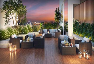Balcony Image of 550 Sq.ft 1 BHK Apartment / Flat for sale in Khandelwal Reserve, Borivali West Mumbai for Rs. 8200000