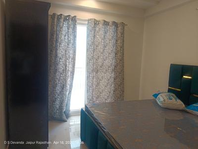 Bedroom Image of 1445 Sq.ft 3 BHK Apartment / Flat for rent in Kalyan Oasis, Jagatpura Jaipur for Rs. 38000