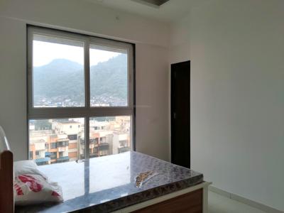 Bedroom Image of 800 Sq.ft 2 BHK Apartment / Flat for sale in The Evergreen Heights, Kalwa Thane for Rs. 12500000