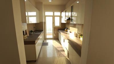 Kitchen Image of 1700 Sq.ft 3.5 BHK Apartment / Flat for sale in Emaar Palm Gardens, Sector 83 Gurgaon for Rs. 22500000