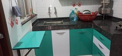 Kitchen Image of 450 Sq.ft 1 BHK Apartment / Flat for rent in Wagholi Pune for Rs. 19000