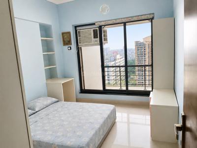 Bedroom Image of 1050 Sq.ft 3 BHK Apartment / Flat for rent in K Raheja Interface Heights, Malad West Mumbai for Rs. 125000