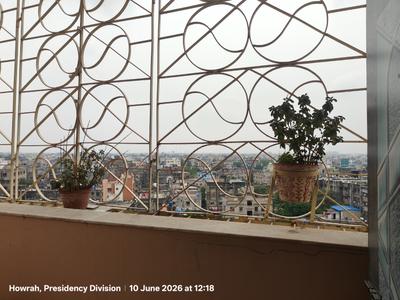 Balcony Image of 1100 Sq.ft 3 BHK Apartment / Flat for sale in Shibpur Howrah for Rs. 7700000