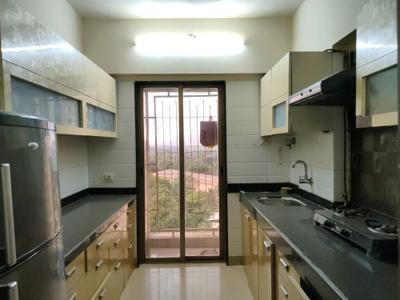 Kitchen Image of 1000 Sq.ft 2 BHK Apartment / Flat for rent in Hiranandani Estate Thane for Rs. 60000