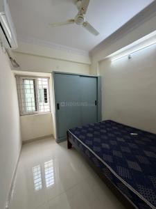 Bedroom Image of 950 Sq.ft 1 BHK Apartment / Flat for rent in Good Raghavendra Residency, Kondapur Hyderabad for Rs. 26000