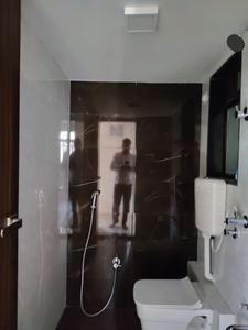 Common Bathroom Image of 550 Sq.ft 1 BHK Apartment / Flat for rent in Keytech Ashok Smruti, Kasarvadavali Thane for Rs. 18000