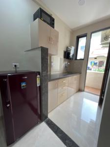 Kitchen Image of 700 Sq.ft 1 BHK Apartment / Flat for rent in Shikhar Balaji Heights, Mahalakshmi Nagar Indore for Rs. 20500