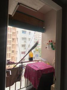 Balcony Image of 600 Sq.ft 1 BHK Apartment / Flat for rent in Adani Pratham Phase 2, Vaishno Devi Circle Ahmedabad for Rs. 21000