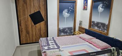 Bedroom Image of 880 Sq.ft 3 BHK Apartment / Flat for sale in Akash Residency, Mota Mava Rajkot for Rs. 5000000