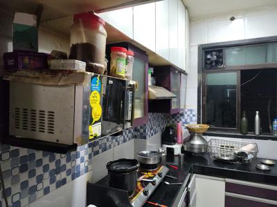 Kitchen Image of 650 Sq.ft 1 BHK Apartment / Flat for rent in Shree Prastha, Thane West Thane for Rs. 16500