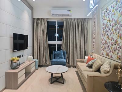Living Room Image of 825 Sq.ft 2 BHK Apartment / Flat for sale in N Rose Northern Hills, Dahisar East Mumbai for Rs. 18100000