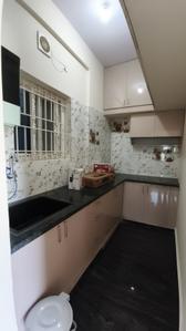 Kitchen Image of 650 Sq.ft 1 BHK Builder Floor for rent in Mahadevapura Bengaluru for Rs. 27000