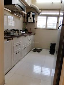 Kitchen Image of 760 Sq.ft 2 BHK Apartment / Flat for rent in Puraniks Aldea, Mahalunge Pune for Rs. 50000