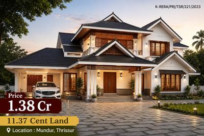 Image of 3001 Sq.ft 3 BHK Independent House for sale in Punkunnam, Thrissur for Rs. 13800000