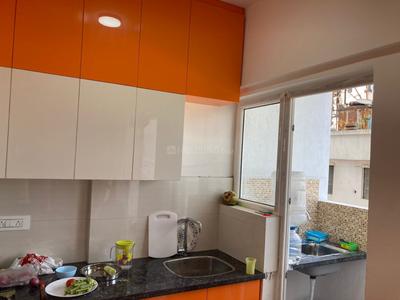 Kitchen Image of 1500 Sq.ft 3 BHK Apartment / Flat for rent in Zen Indraprastha by Pratham, Mahalakshmi Layout Bengaluru for Rs. 50000