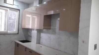 Kitchen Image of 400 Sq.ft 1 BHK Builder Floor for rent in Janakpuri New Delhi for Rs. 22000
