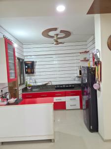 Kitchen Image of 1215 Sq.ft 2 BHK Apartment / Flat for sale in Atishay Residency, Motera Ahmedabad for Rs. 6800000