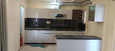 Kitchen Image of 2056 Sq.ft 3 BHK Apartment / Flat for rent in MVV Green Field, Yendada Visakhapatnam for Rs. 35000