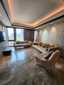 Hall Image of 1373 Sq.ft 3 BHK Apartment / Flat for rent in Lodha Trump Tower, Lower Parel Mumbai for Rs. 470000