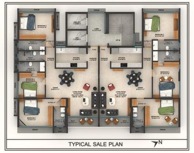 Image of 1350 Sq.ft 3 BHK Apartment / Flat for sale in Siddhgiri, Dadar East, Mumbai for Rs. 62500000