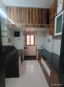 Kitchen Image of 560 Sq.ft 1 BHK Apartment / Flat for sale in Sargam Residency, Naigaon East Naigaon for Rs. 4500000