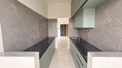 Kitchen Image of 710 Sq.ft 1 BHK Apartment / Flat for rent in Yemalur Bengaluru for Rs. 30000
