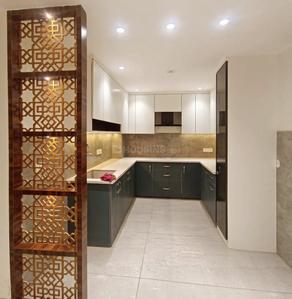 Kitchen Image of 1200 Sq.ft 3 BHK Builder Floor for rent in Rajouri Garden New Delhi for Rs. 55000