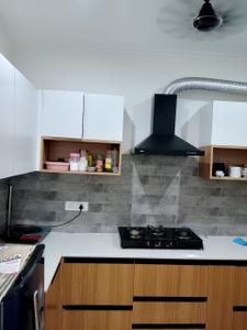 Kitchen Image of 743 Sq.ft 2 BHK Apartment / Flat for rent in Omni Amayra Luxury One, Aujala Mohali for Rs. 30000