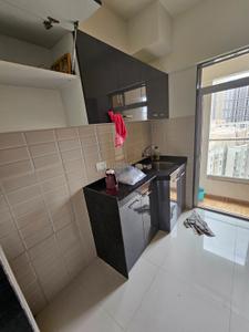 Kitchen Image of 1100 Sq.ft 3 BHK Apartment / Flat for rent in JP North Euphoria, Mira Road East Mira Bhayandar for Rs. 55000