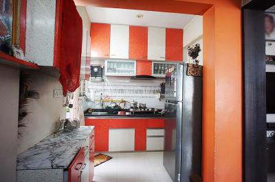 Kitchen Image of 1080 Sq.ft 2 BHK Apartment / Flat for sale in Aroma Aakruti Elegance, Chandkheda Ahmedabad for Rs. 6150000