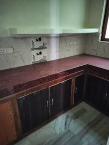 Kitchen Image of 1250 Sq.ft 3 BHK Builder Floor for rent in Jhalwa Allahabad for Rs. 11500