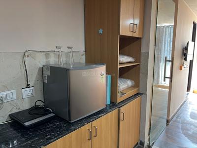 Kitchen Image of 550 Sq.ft 1 BHK Apartment / Flat for rent in Lohgarh Zirakpur for Rs. 20000