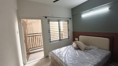 Bedroom Image of 900 Sq.ft 1 BHK Builder Floor for rent in Mahadevapura Bengaluru for Rs. 32500