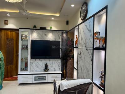 Hall Image of 600 Sq.ft 1 BHK Apartment / Flat for rent in Kasarvadavali Thane for Rs. 32000