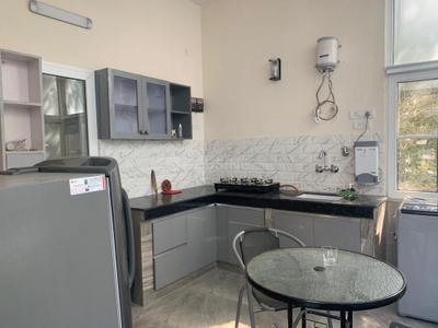 Kitchen Image of 850 Sq.ft 1 BHK Apartment / Flat for rent in Safdarjung Development Area New Delhi for Rs. 60000
