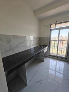 Kitchen Image of 600 Sq.ft 1 BHK Apartment / Flat for rent in Metropolis Bayside, Thane West Thane for Rs. 16000