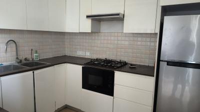Kitchen Image of 1380 Sq.ft 2 BHK Apartment / Flat for rent in Supertech Supernova, Sector 94 Noida for Rs. 67000