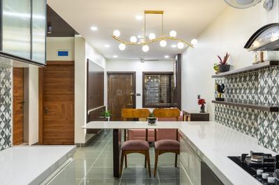 Kitchen Image of 900 Sq.ft 3 BHK Apartment / Flat for rent in Tejpur Gadbadi Indore for Rs. 25000