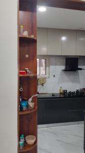 Kitchen Image of 1600 Sq.ft 3 BHK Apartment / Flat for rent in Neknampur Hyderabad for Rs. 48000