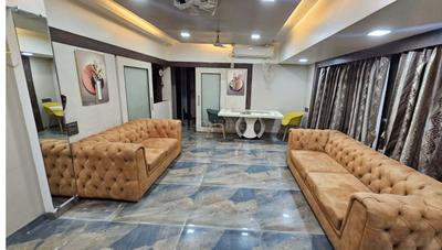 Hall Image of 1750 Sq.ft 3.5 BHK Apartment / Flat for rent in Kopar Khairane Navi Mumbai for Rs. 80000